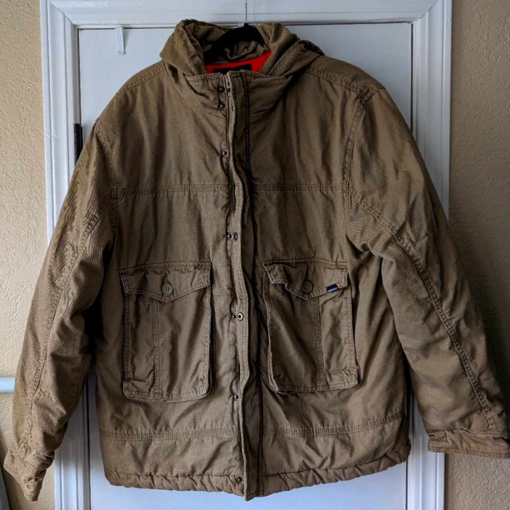 Quiksilver Very Heavy Winter Coat with Removable Hood. XL